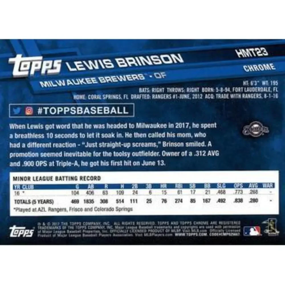 Topps discover 2017
